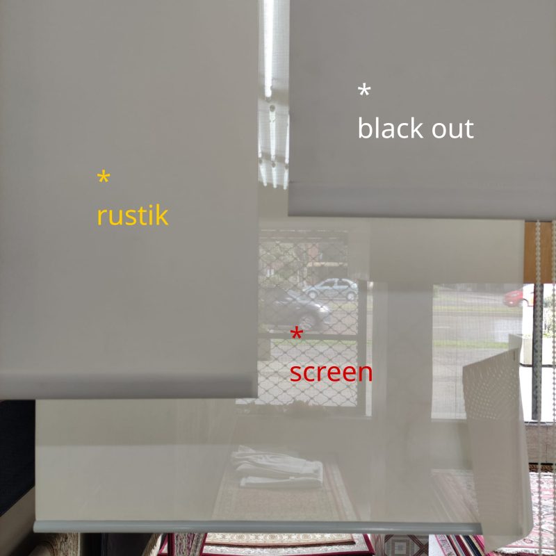 Roller estándar / Tela Black out